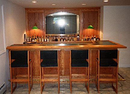 Oak bar